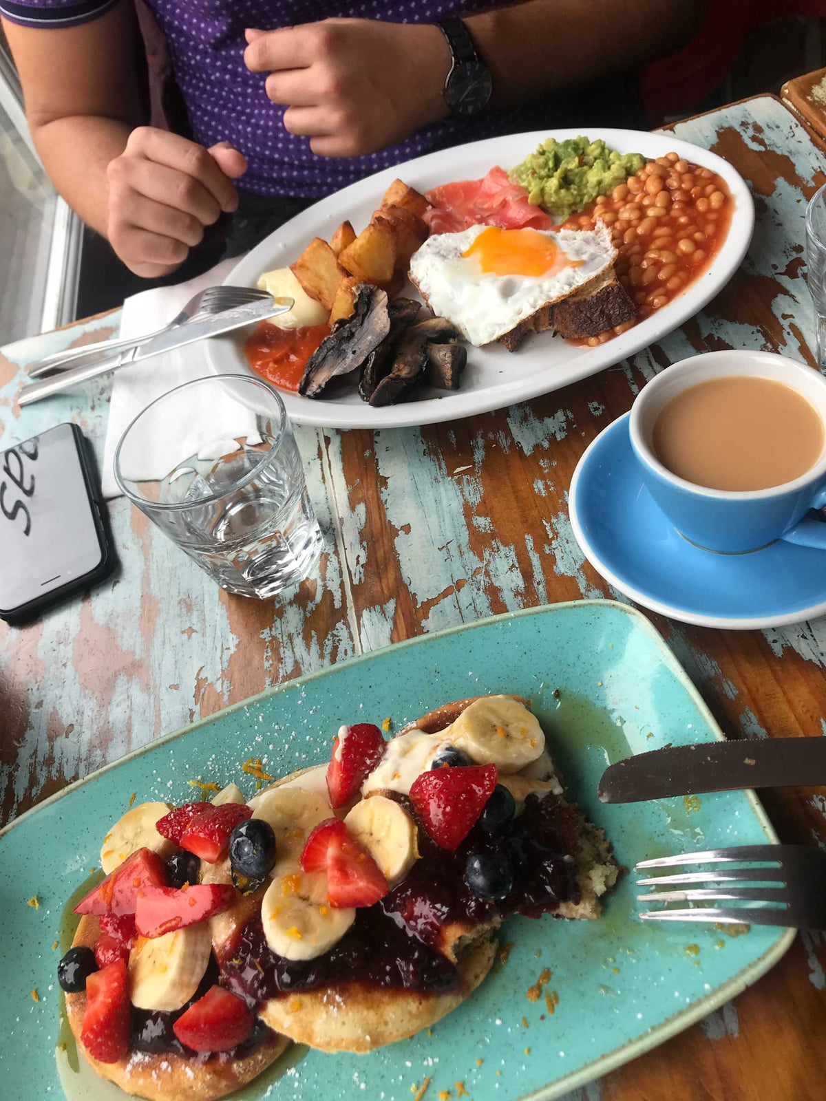 English Breakfast & Pancake
