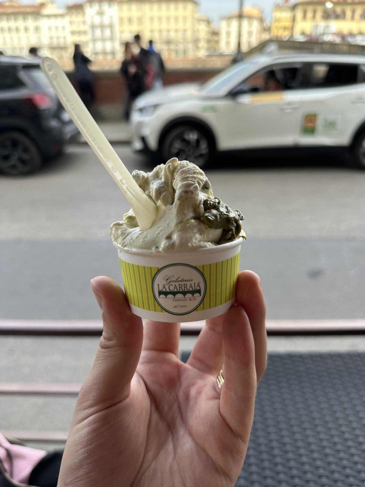 White Chocolate & Pistacchio Ice Cream