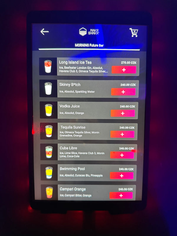 Robot Bar Menu