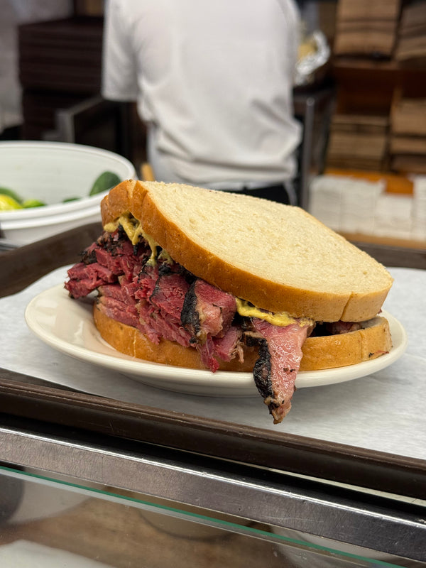 Pastrami Sandwich with Mustard