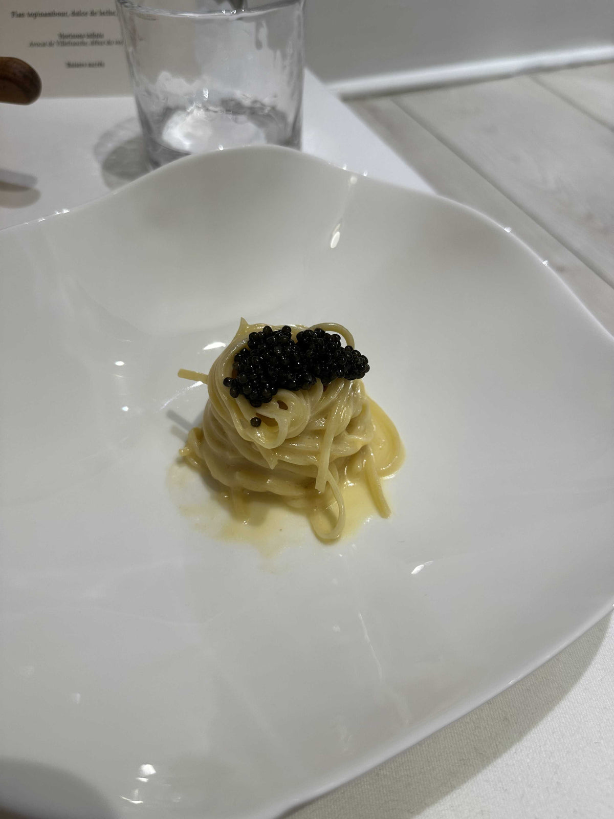 Tagliolini Beurre Blanc Caviar
