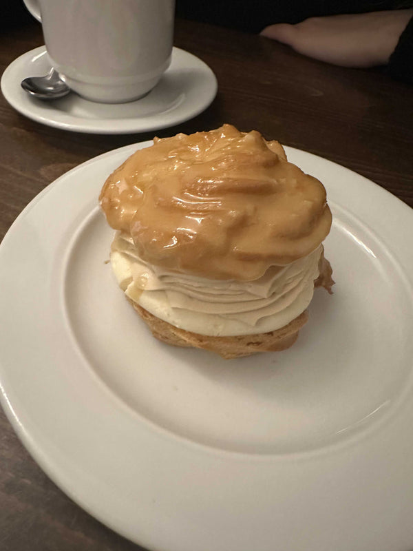 Caramel Glazed Profiterole