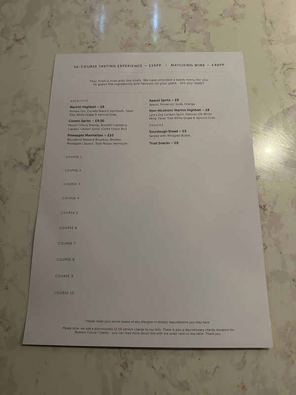 Trust Menu (Gece Başı)