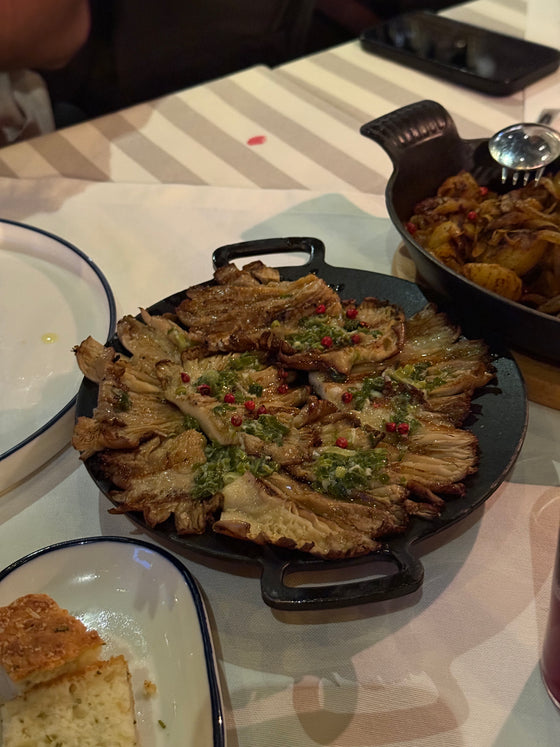 Kömür Ateşinde İstiridye Mantarı