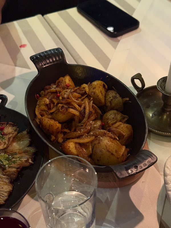 Karamelize Soğanlı Köy Patatesi