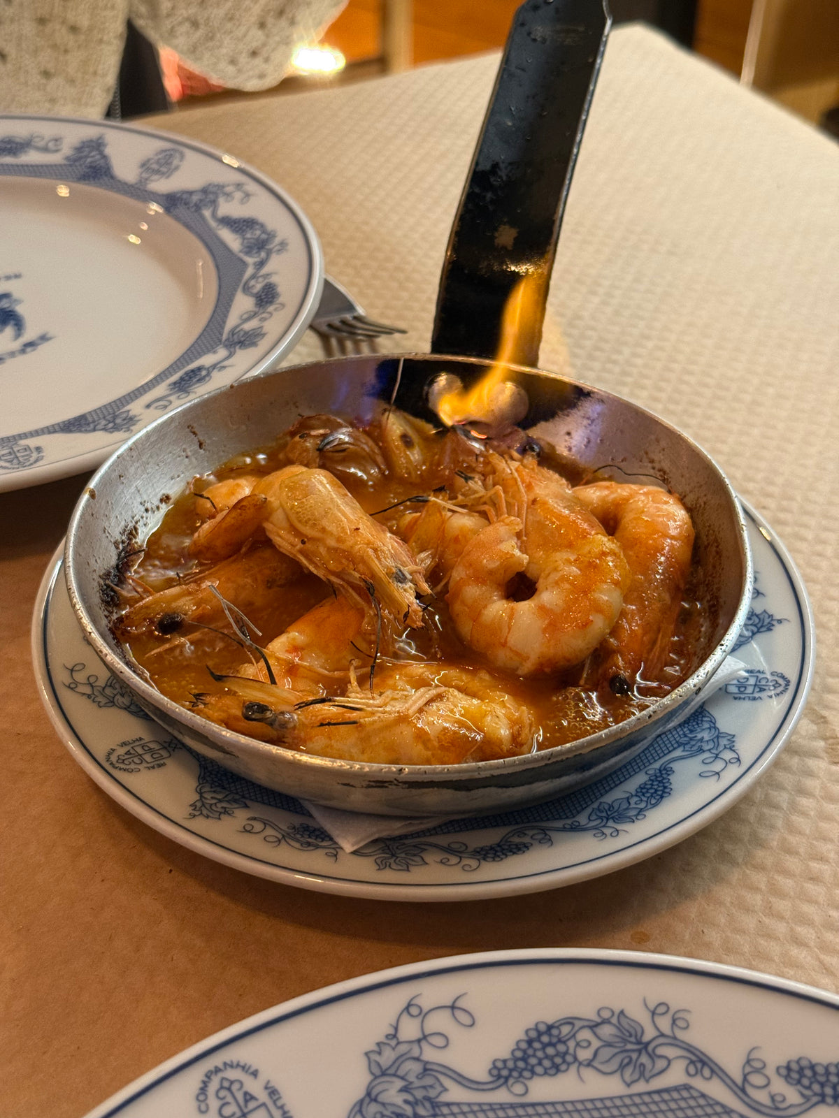 Shrimp in Frying Pan