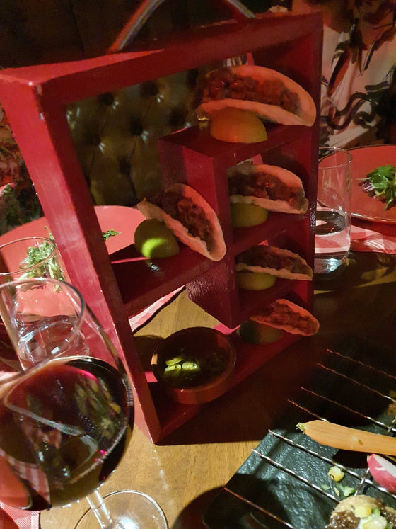 Steak Tartare Tacos