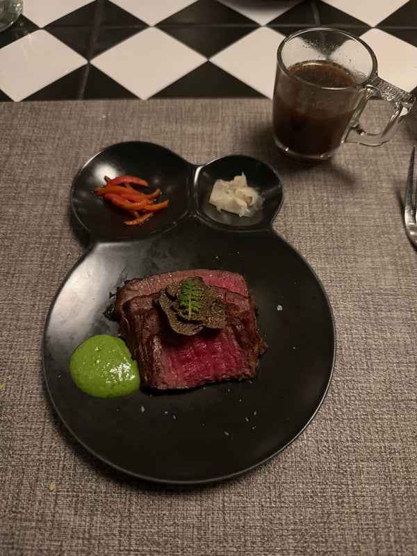 Blackmore Wagyu Steak & Truffle Mushroom Consommé