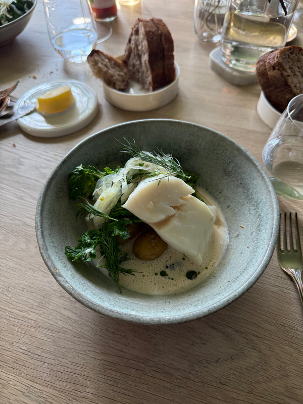 Cod in Mussel Sauce