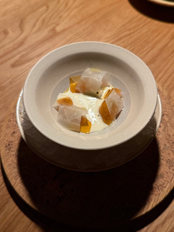 Raw Shrimp, Horseradish, Plums & Mallard