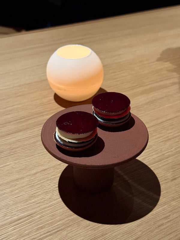 Black Currants, Wildboar Fat & Baked Cream