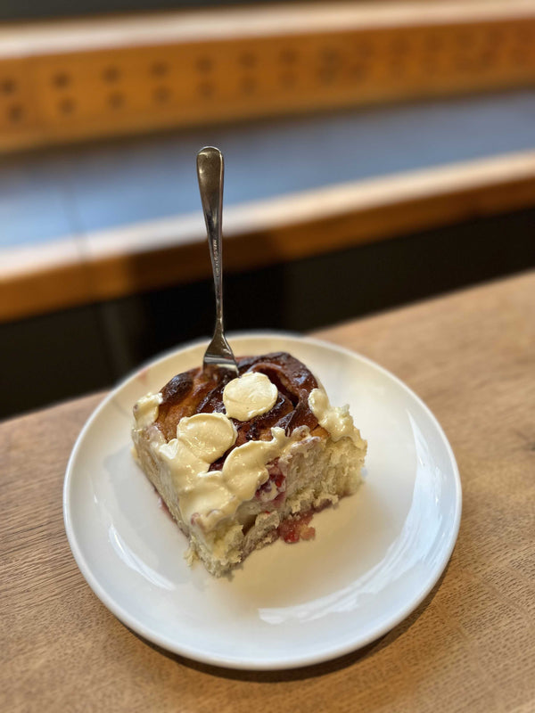 White Chocolate & Raspberry Roll